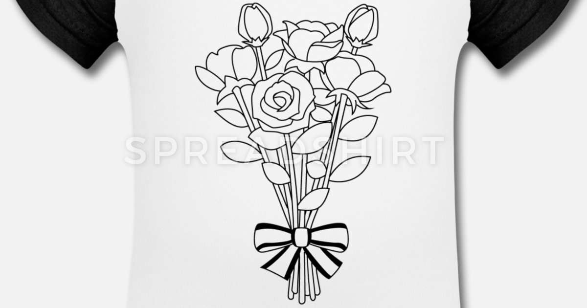 bouquet clipart outline