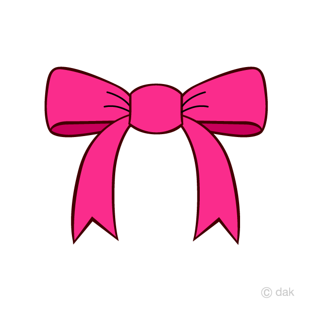 Bows clipart ribbon. Pink bow free picture