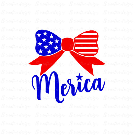 bow clipart 4th july