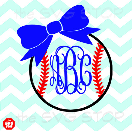 Bow clipart baseball. Or softball with svg