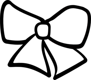Bows clipart black and white.  collection of gift