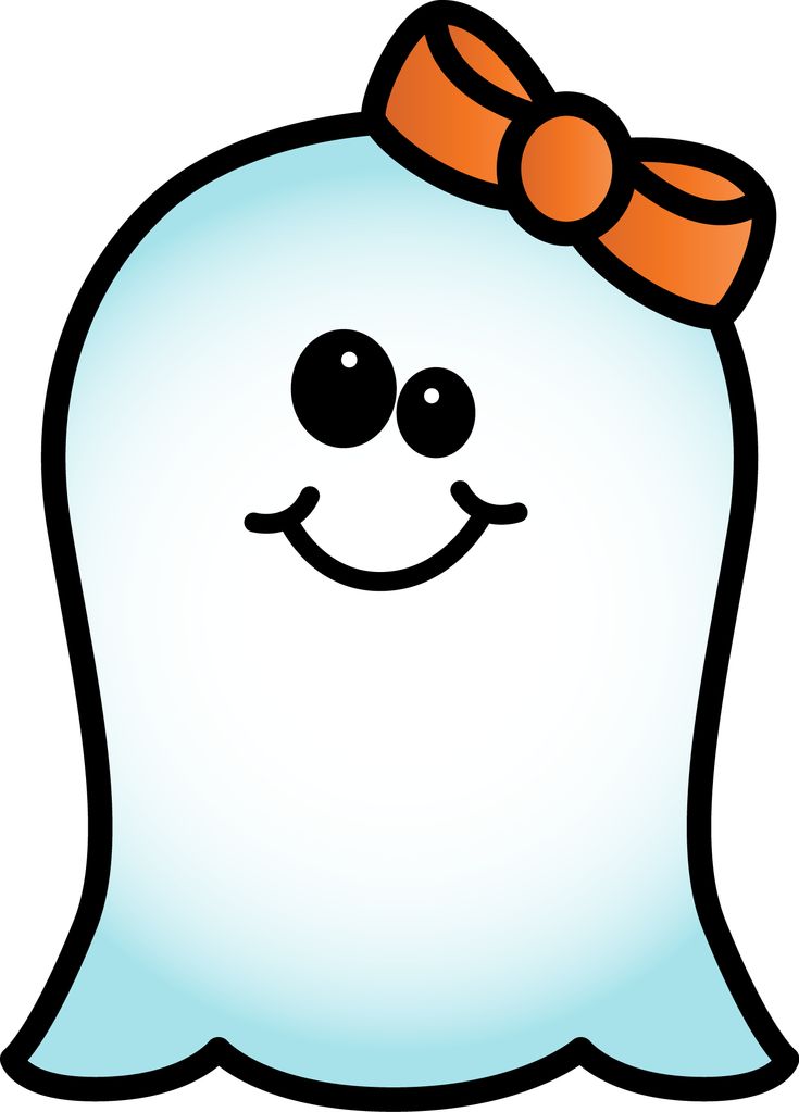 bow clipart ghost