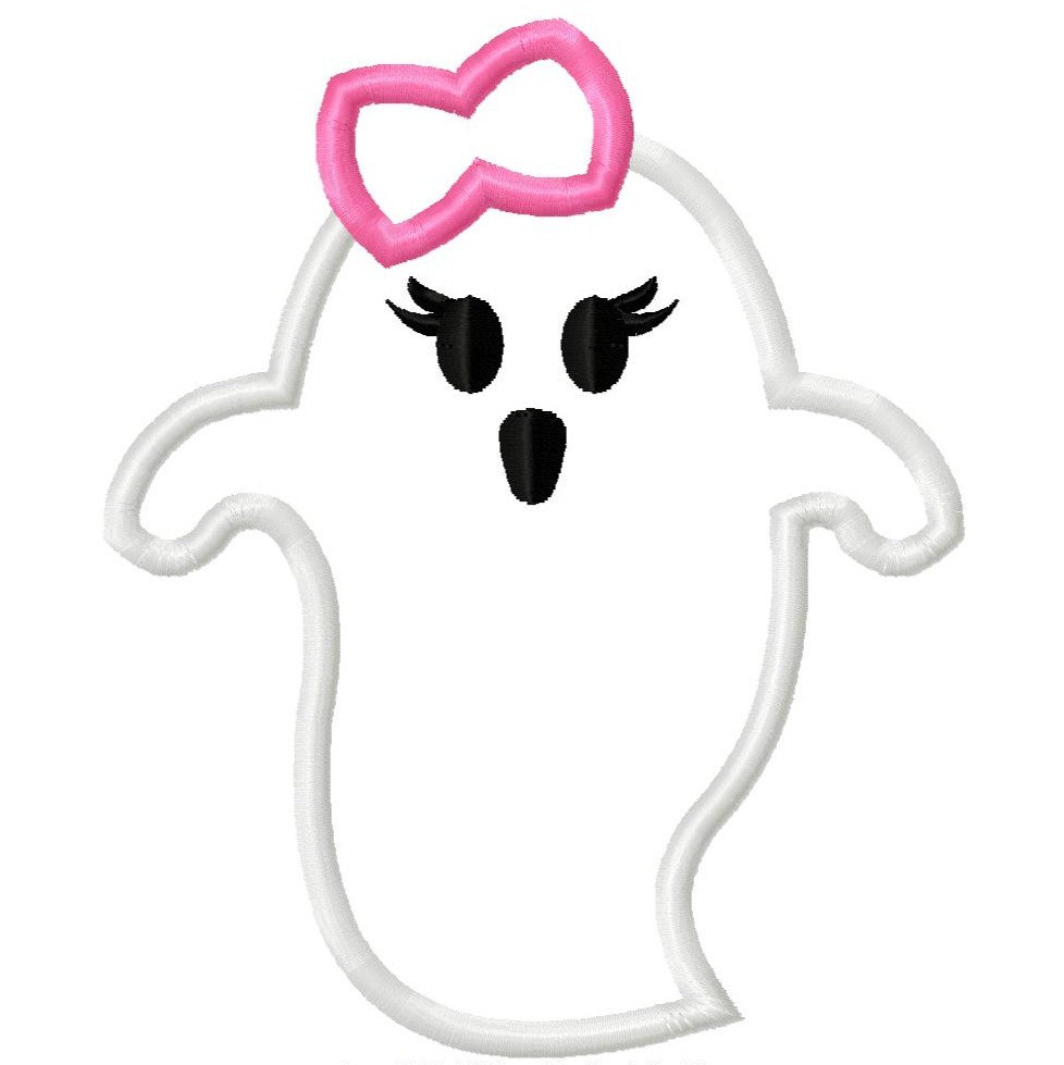 ghost clipart bow