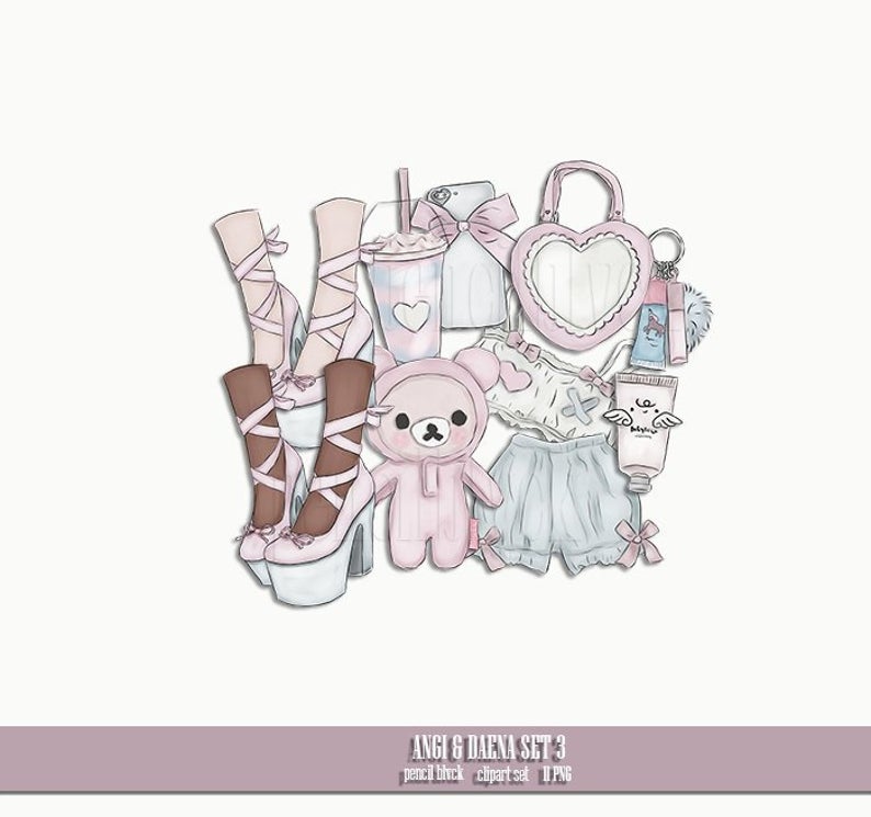 bow clipart kawaii