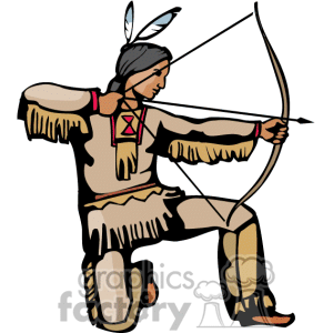 bow clipart native american