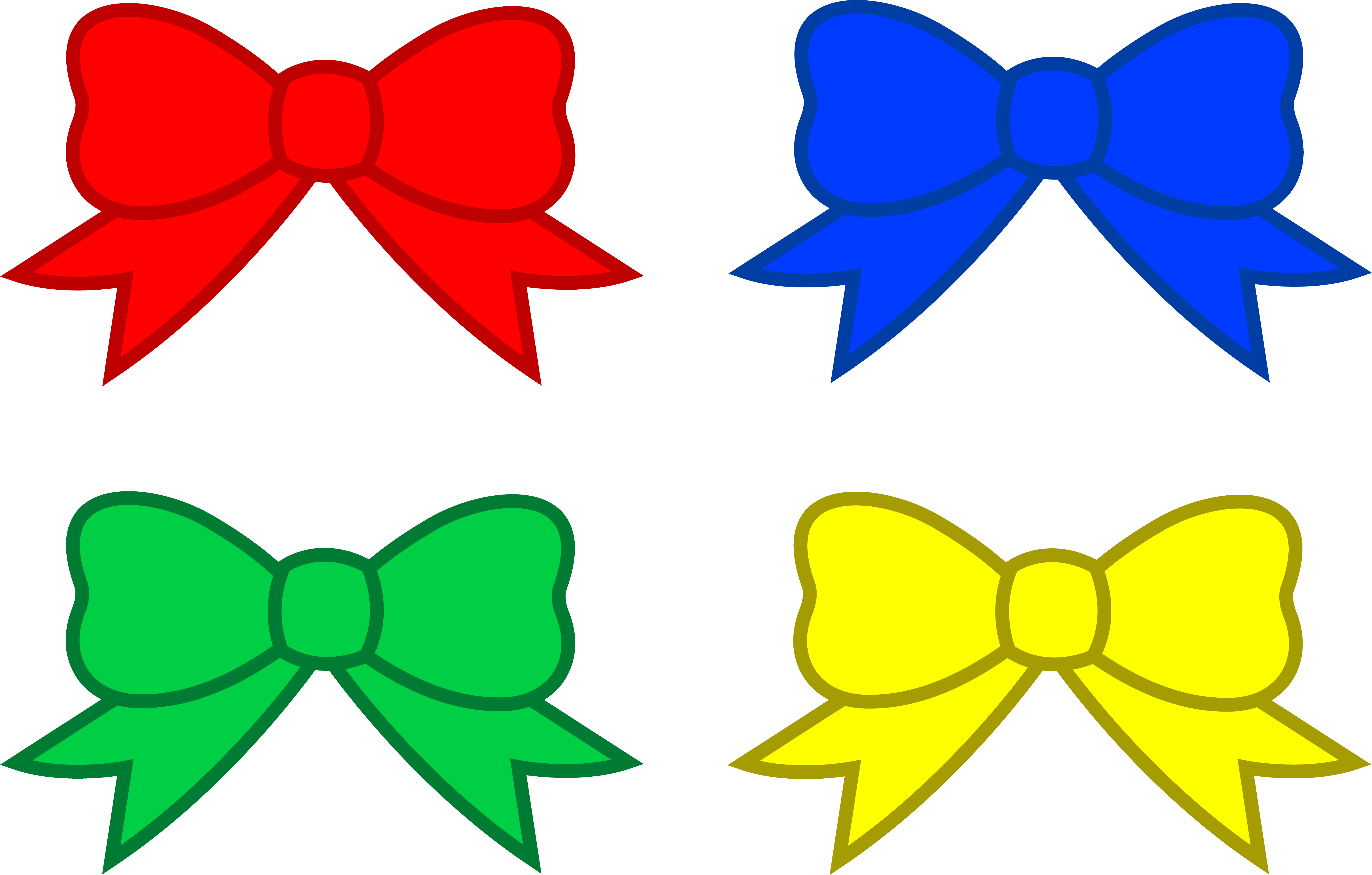 bow clipart simple