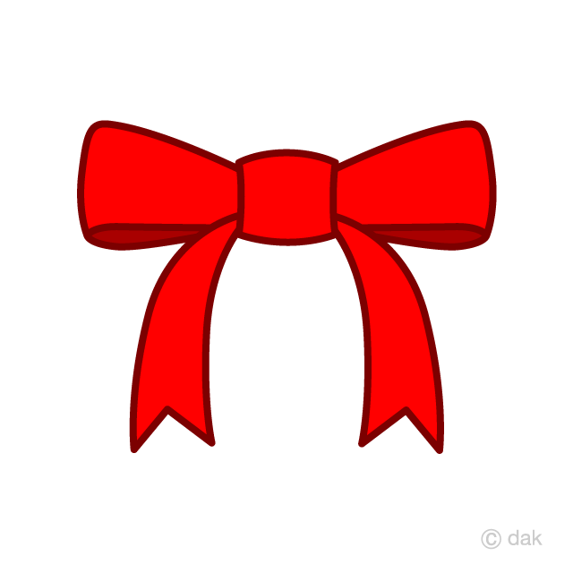 Red bow free picture. Bows clipart simple