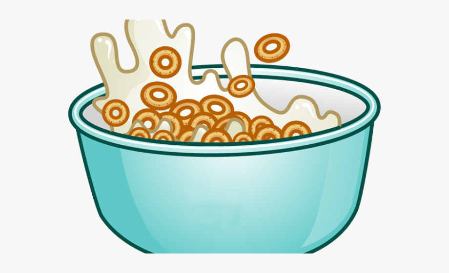 Bowl clipart animated. Milk of cereal cartoon