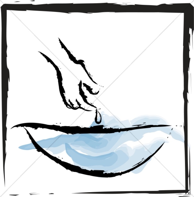 bowl clipart baptism