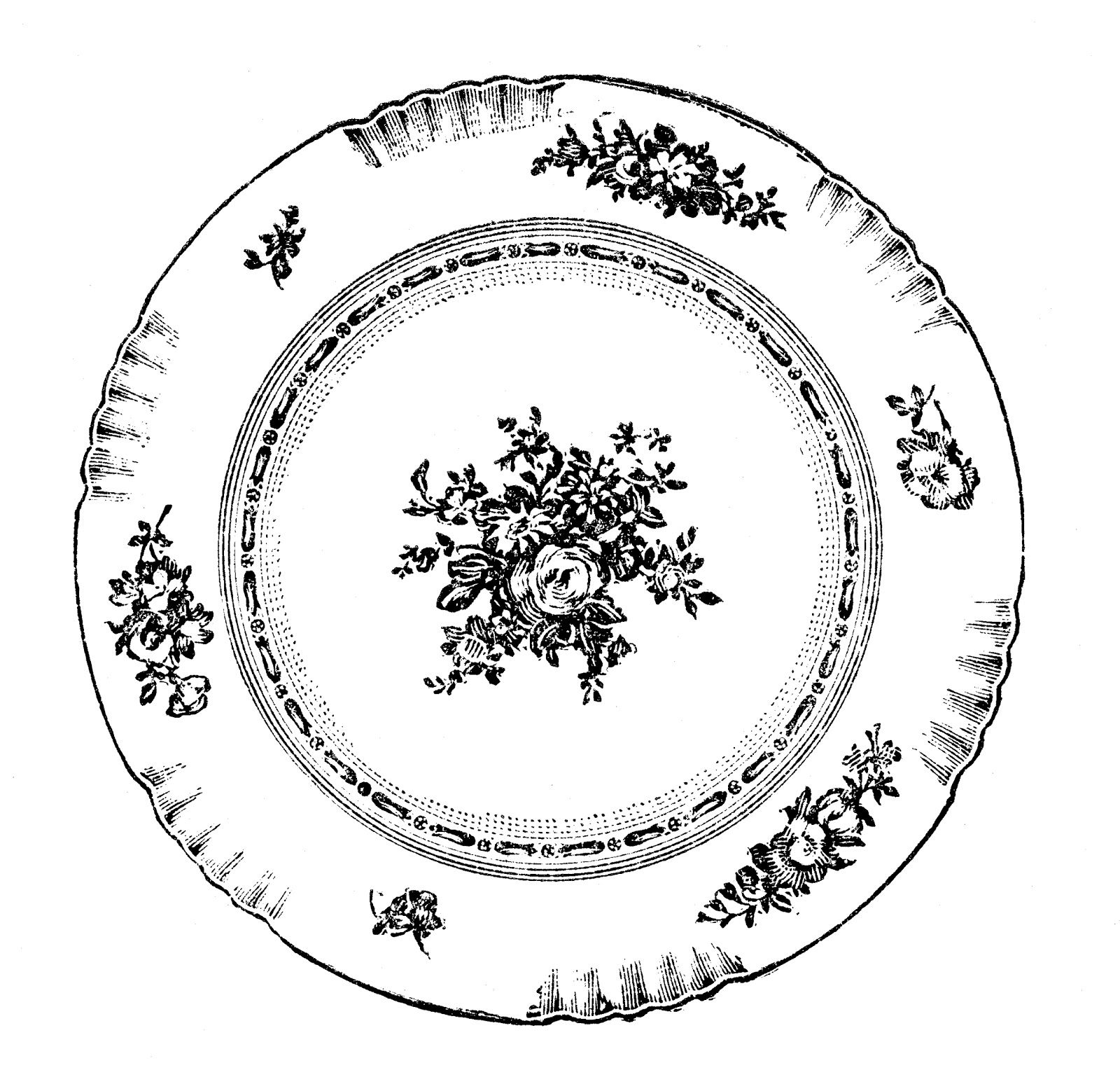 dish clipart chinaware