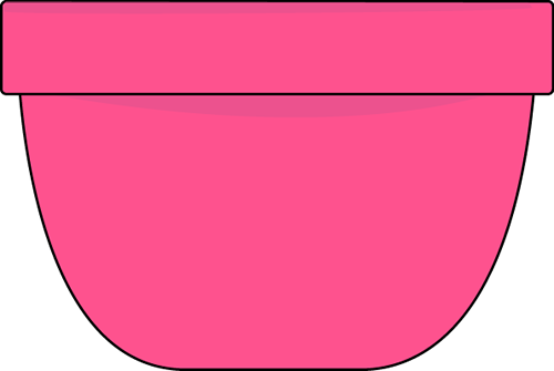 Bowl clipart cute. Pink clip art image