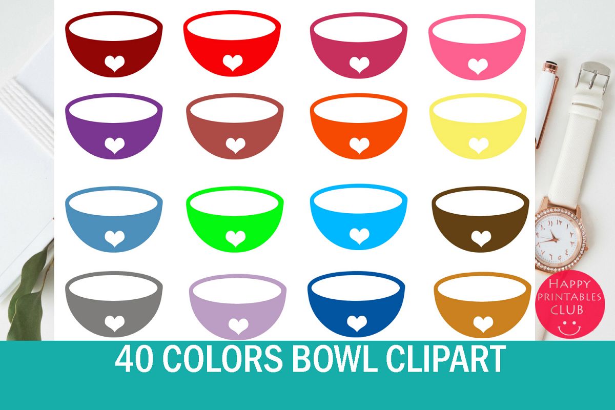 Bowl clipart cute.  food bowls images