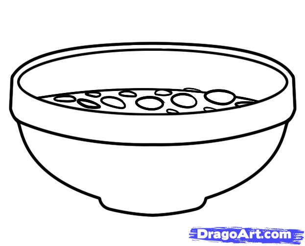 bowl clipart draw