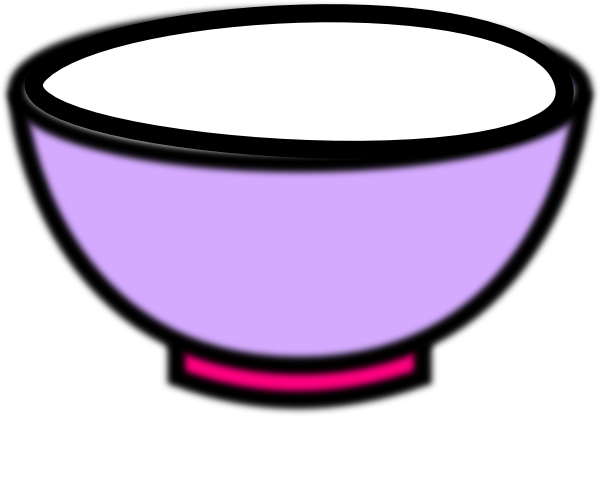 Bowl empty fruit