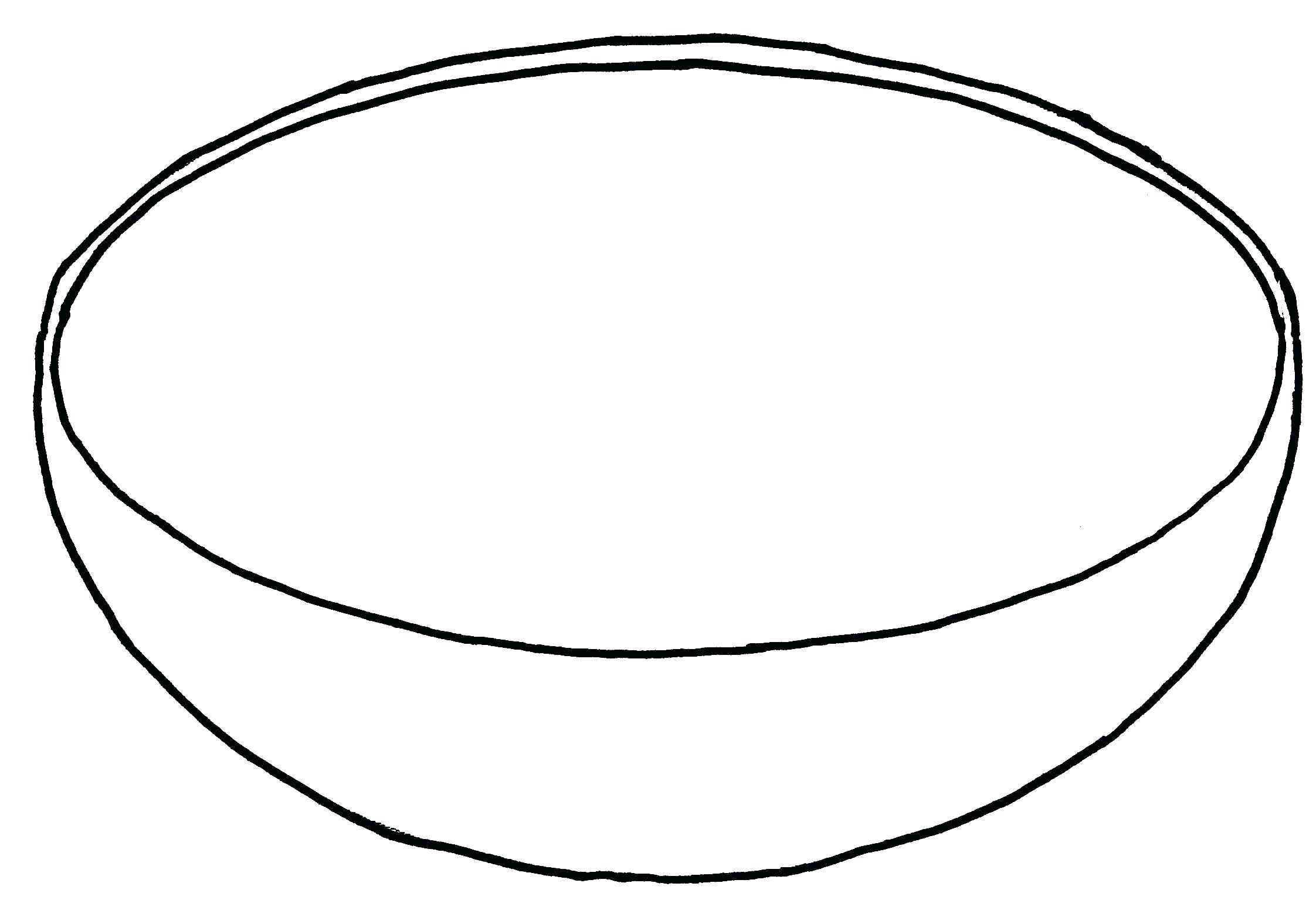 bowl clipart outline