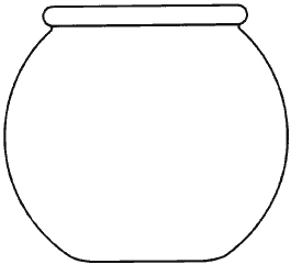 fishbowl clipart outline