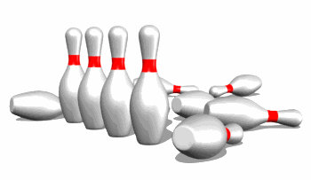 bowling clipart animation. 
