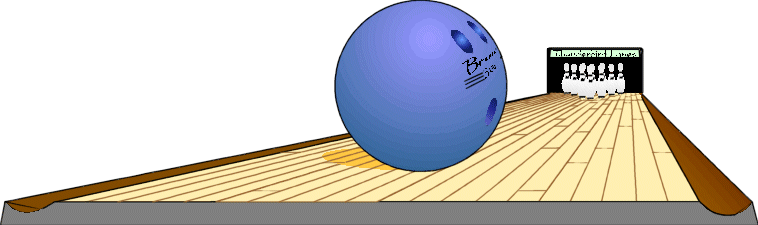 bowling clipart animation