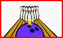 bowling clipart animation