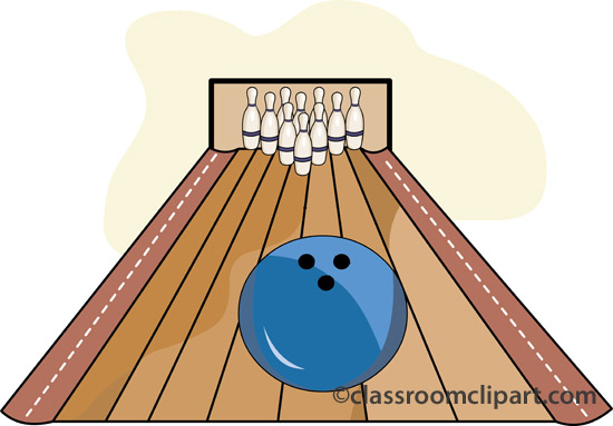 . Bowling clipart bowling alley