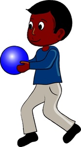 bowling clipart boy
