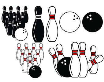 bowling clipart file