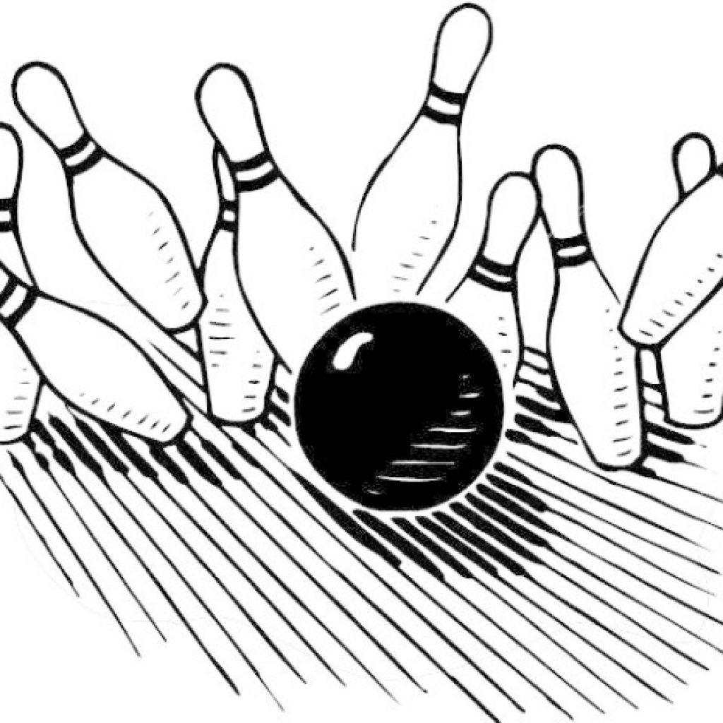 bowling clipart logo