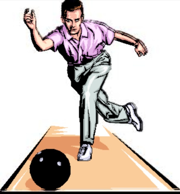 Funny cliparts free download. Bowling clipart man