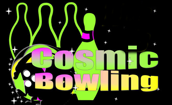 bowling clipart neon