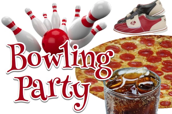 bowling clipart pizza