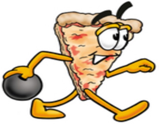 bowling clipart pizza