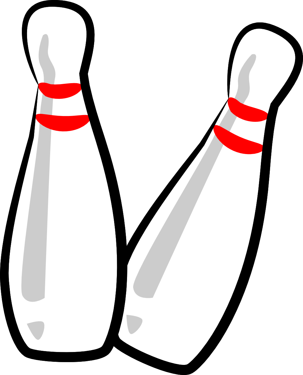 clipart people bowling