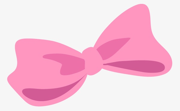 Bows clipart cartoon. Pictures material pink bow