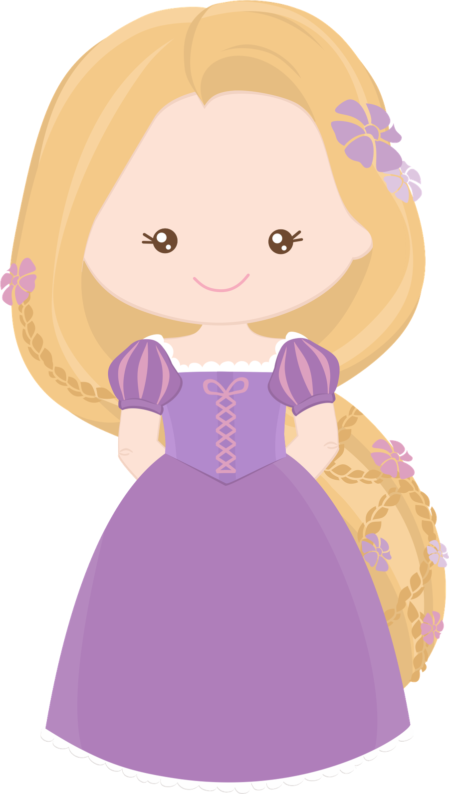 fairytale clipart brown hair princess