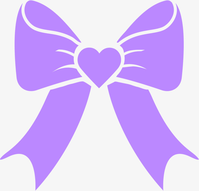 bows clipart purple