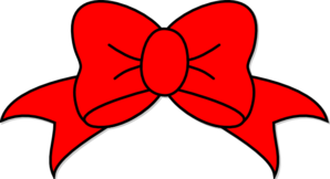 Bow clip art at. Bows clipart red