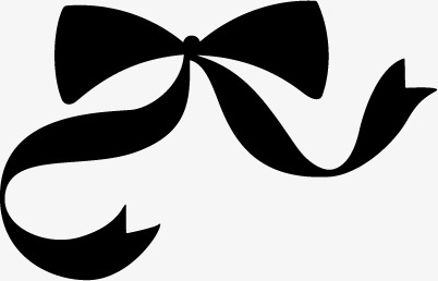 Bows clipart silhouette. Bow decorative png image