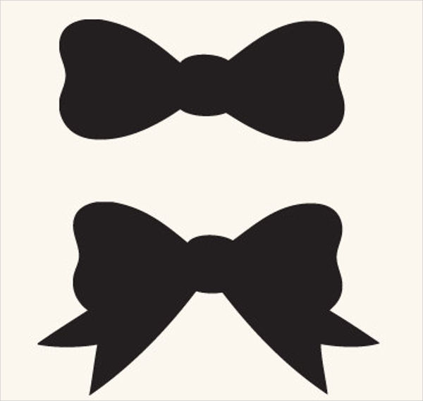 Bows clipart silhouette. Cheer bow drawing at