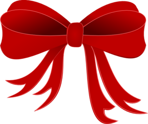 Bows clipart xmas. Red bow christmas download