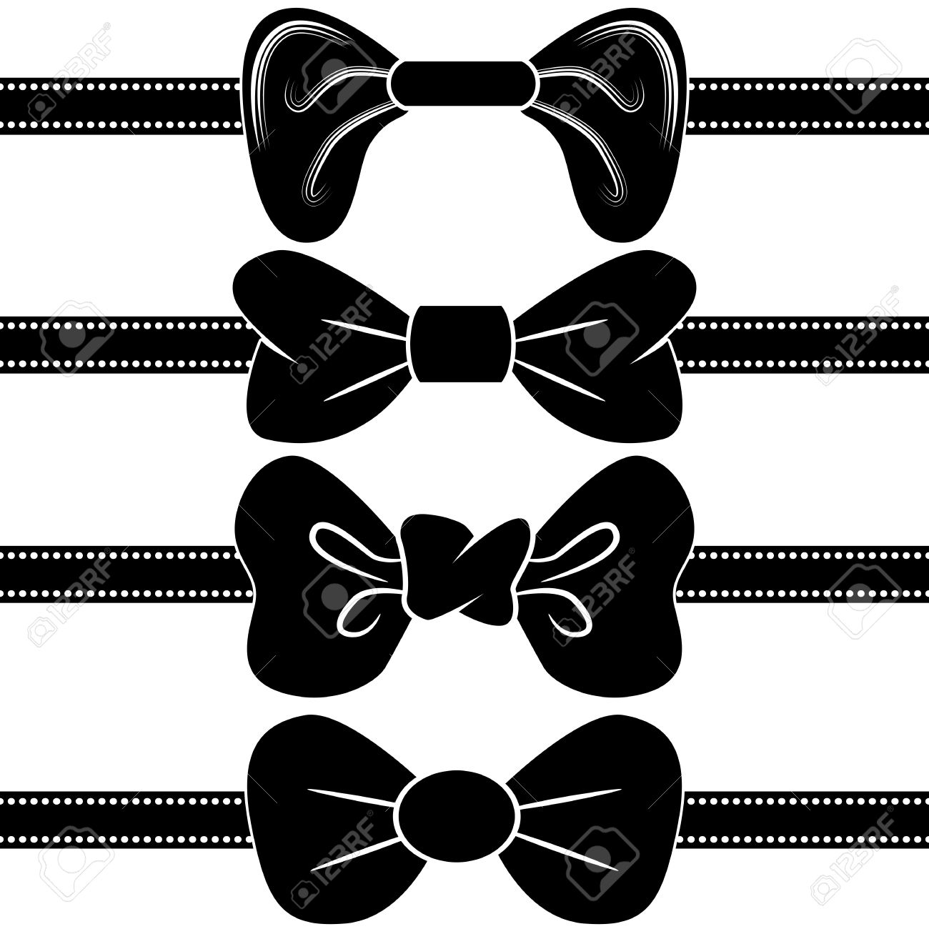 Bow tie pencil and. Bowtie clipart border