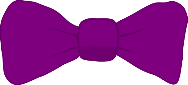 Bowtie clipart bow tie. Purple clip art at