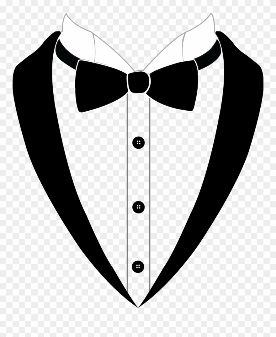 Sticker bow tie suit. Bowtie clipart cartoon
