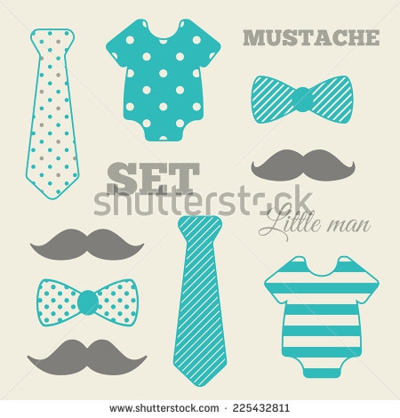 bowtie clipart mustache