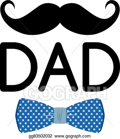 mustache clipart bow tie
