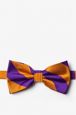Bow ties com purple. Bowtie clipart orange