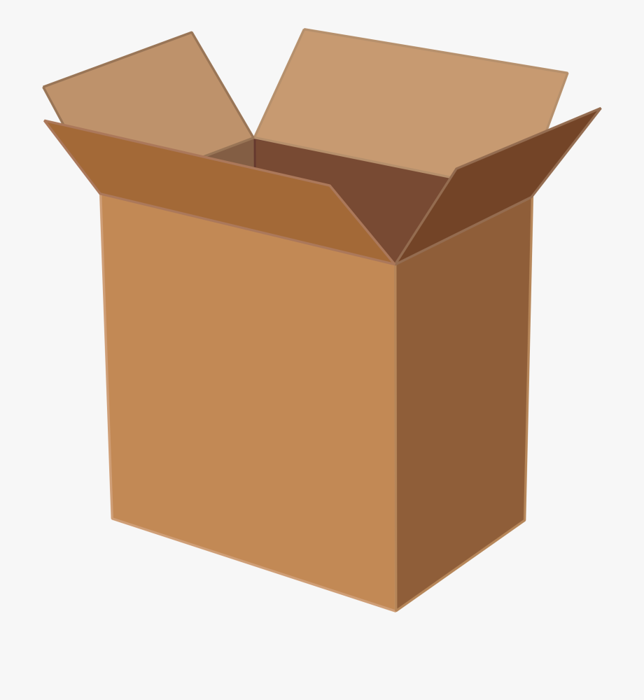 box clipart brown box