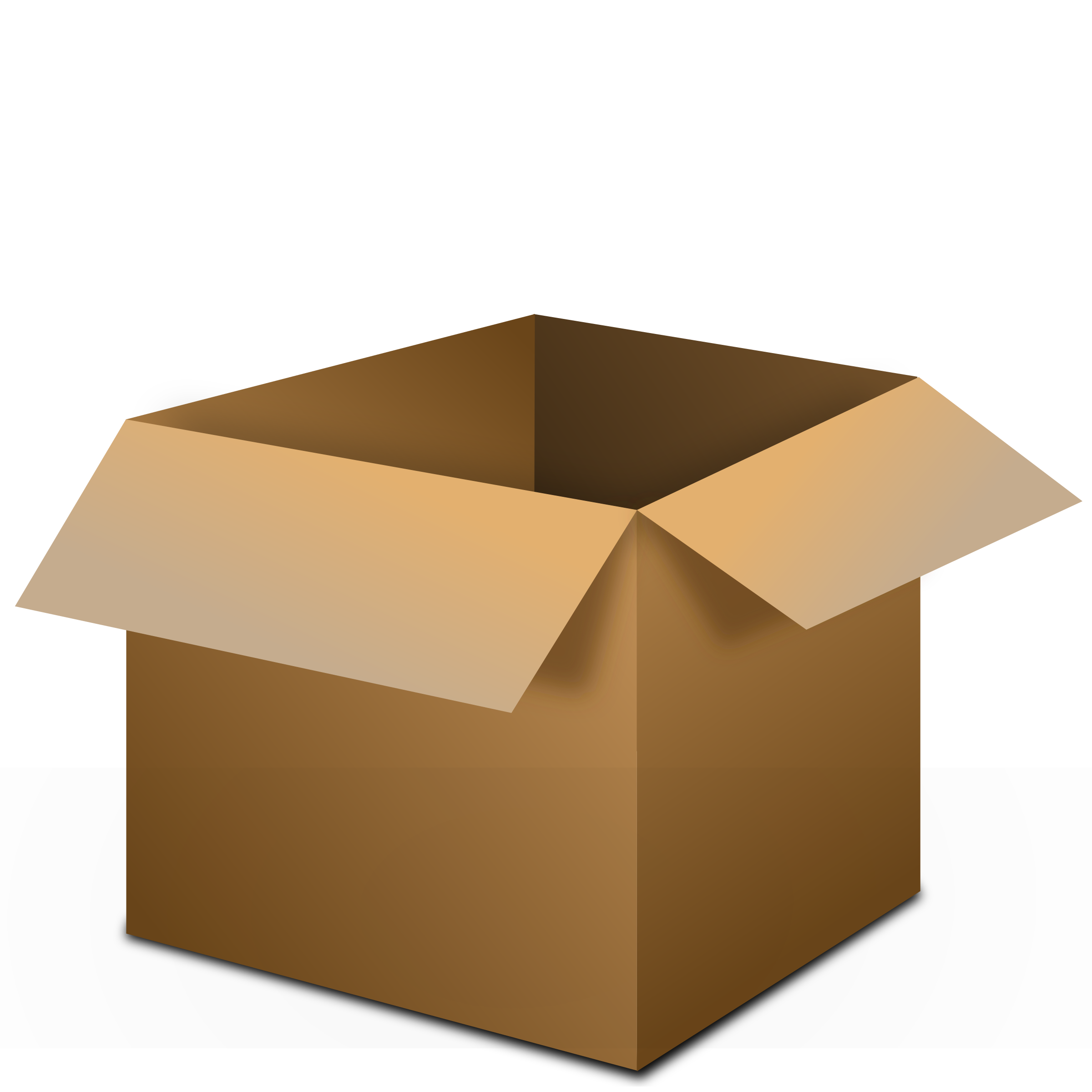 Box clipart brown box. Open free download best