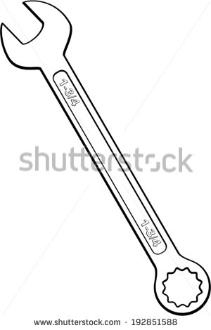 Box clipart sketch.  collection of wrench