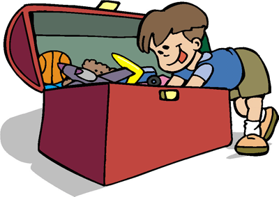 Box . Toy clipart away