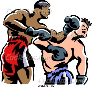 boxer clipart boxing fight